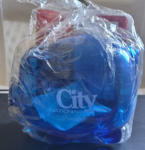 New City National Bank Piggy Bank Blue 5&quot;x3.5&quot; Customer Appreciation Col... - $223.49 MXN