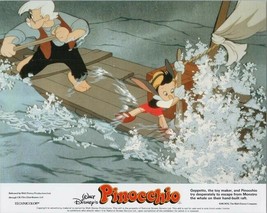 Walt Disney&#39;s Pinocchio 1970;s original 8x10 lobby card Geppetto Pinocchio raft - $50.00
