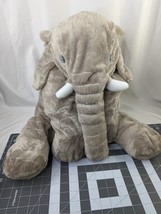 Appease Toys Gray Elephant Plush 21 Inch Long Stuffed Animal Toy - £14.21 GBP