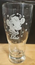 1950&#39;s Elsie The Cow  Drinking Glass 6&quot; Tall - £11.52 GBP