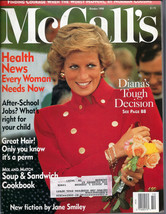 McCall&#39;s  Magazine October 1990 Diana&#39;s Tough Decision - £1.89 GBP