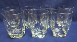 7 VTG LIBBEY Monterey Double Old Fashion On The Rocks Bar Glasses Twist - £39.96 GBP