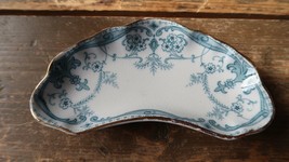 Antique Burgess &amp; Leigh Wedding Ring Coin Tray Holder 6.75&quot; - £30.66 GBP