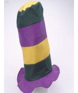 Mardi Gras 11 Inch Tall Stove Pipe Felt Hat Brand New With Tags - $21.61 CAD