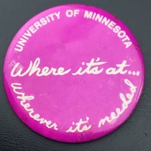 University of Minnesota where it’s at wherever it’s needed￼ Pin Button V... - £10.01 GBP