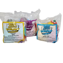 3 VINTAGE 1994 MCDONALDS HAPPY MEAL TOY MUPPET WORKSHOP 1 2 4 NEW IN PAC... - $11.40