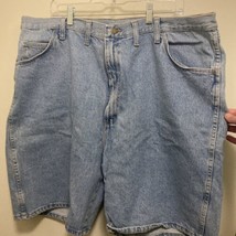 Wrangler Men’s Denim Shorts size 44 Waist Light Blue - $12.83