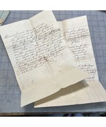 antique receipt Angelina County Texas Payment Services Signed County Jud... - $18.00