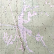 Map Passadumkeag Maine 1988 Topographic Geo Survey 1:24000 27 x 22&quot; TOPO6 - $44.99