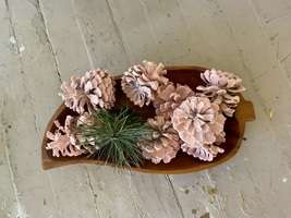 Ballet Pink Painted Pinecones , pinecones , basket or bowl filler, garla... - $6.00