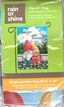 Rain or Shine Small Porch Garden Decor Flag Gnome Sweet Gnome 12.5&quot; x 18&quot; - $8.00