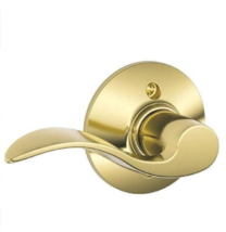 Accent Left Hand Dummy Lever Bright Brass Schlage F170ACC605LH - $11.87