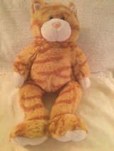  Build A Bear cat kitty stripes orange plush 17 inch - £12.57 GBP
