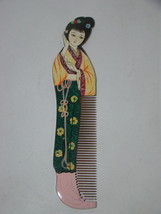 Japanese Geisha - Wooden Comb - £11.99 GBP