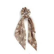 Fashion Ribbon Elastic Dot Floral Print Scrunchies Ponytail Scarf Hairbands Girl - £8.00 GBP