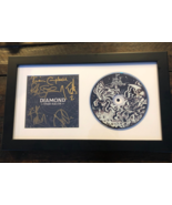 Def Leppard Signed Diamond Star Halos CD Booklet Framed &amp; Matted W/ JSA ... - £316.50 GBP