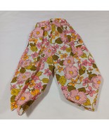 Vintage Small Scarecrow Doll Pink Floral Pants Waist 12&#39;&#39; Length 14.5&#39;&#39; ... - $3.95