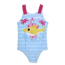 NICKELODEON™ ~ Size 12 Months ~ One Piece ~ UPF 50+ ~ Baby Shark Swimsuit - £11.76 GBP