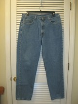 Levi&#39;s 550 Relaxed Fit Blue Jeans Size 38X32 Levis Mexico 100% Cotton Vintage - £17.84 GBP
