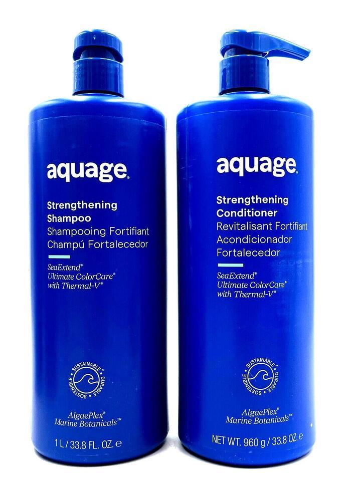 Aquage Sea Extend Strengthening Shampoo & Conditioner/Brittle Hair 33.8 oz - $129.95