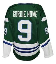 Any Name Number Whalers Retro Hockey Jersey Green Gordie Howe Any Size image 5