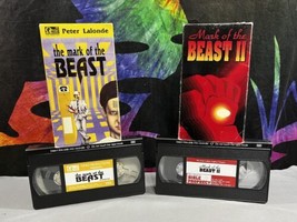 The Mark of the Beast Omega-Letter Video Productions VHS 1 and 2 RARE - £23.67 GBP