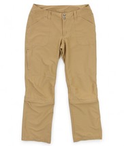 Patagonia Borderless Zip Off Convertible Pants Womens Size 8 Camel 31&quot; Inseam - £25.50 GBP