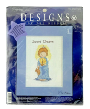 Designs for the Needle Cross Stitch Sweet Dreams 5561 Vintage w Mat Kinka - $14.18