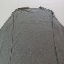 Croft & Barrow RN#73277 Men's Gray Cotton Blend Henley Shirt Long Sleeve Sz LT image 9