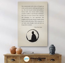 Thich Nhat Hanh Quote Wall Art Compassion Definition Meditation Zen Art -P784 - £19.27 GBP+