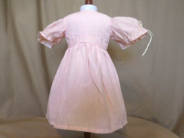 Pleasant Company American Girl Doll Kirsten Birthday PINK CHECKED DRESS ... - $24.75