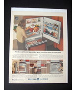 Vintage General Electric Spacemaker Refrigerator Color Advertisement - 1... - $12.99