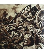 Italian Soldiers VS Austro German WW1 1920s Isonzo Military Centerfold L... - $1,142.18 MXN