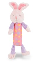 Rich Frog Squeak Easy Bunny Rabbit plush baby / small dog toy. New! - £4.70 GBP