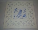 Hallmark Marjolein Bastin Nature&#39;s Sketchbook Trivet Blue Birds Lattice ... - $9.59