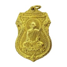 Phra Lp Ruay Famous Thai Monk Amulet Talisman Magic Buddha Brass Gold...-
sho... - £11.19 GBP
