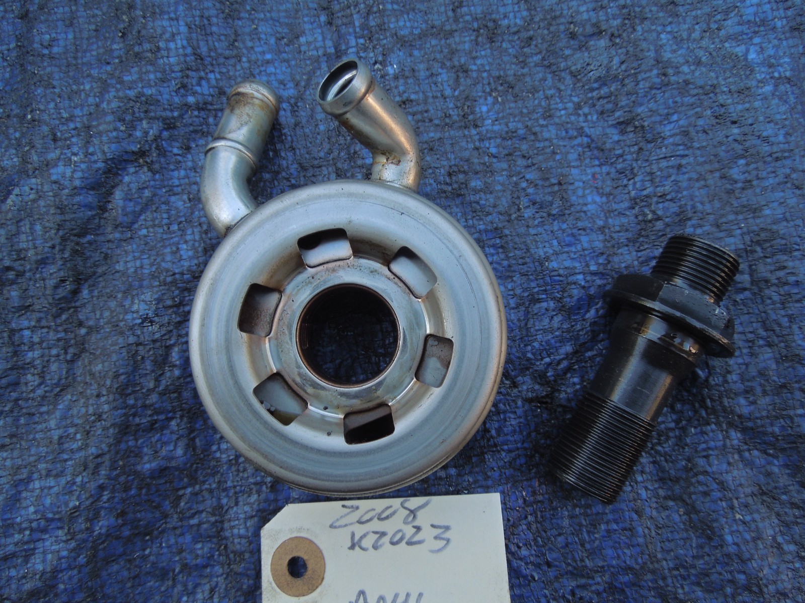 06-11 Honda Civic SI K20Z3 engine oil cooler housing engine motor OEM k20 AA46 Item image 4