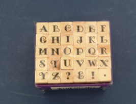 Mini studio G alphabet stamp set capital letters still in original packaging - $19.75