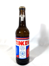 Tinkov Pilsner Beer Bottle Empty St. Petersburg Russia 9 inches Tall wit... - $17.73