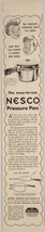 1947 Print Ad Nesco Pressure Pans National Enameling Milwaukee,Wisconsin - £12.24 GBP