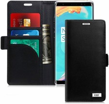 Samsung Galaxy Note 8 Walet Case RFID Blocking Genuine Leather Handmade PU Black - £33.75 GBP