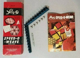 Vintage Speed-o-Weave by Lily Mills Handicraft Weaving w/ Instructions Art 717 - £18.97 GBP