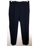 VF IMAGEWEAR MEN'S NAVY W/BLACK STRIPE POLY/WOOL UNIFORM PANTS-34-UNWORN - $16.82