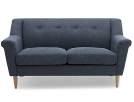 Modern Contemporary Dark Grey Large 2 Seater Sofa Love seat - £458.43 GBP