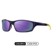 Sports Folding Sunglasses S24101 Ultra Light TR Colorful Windproof Portable Cycl - £11.99 GBP