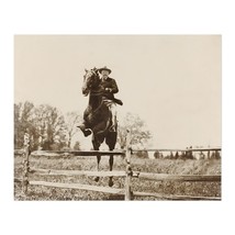 1902 Theodore Roosevelt Horseback Jumping Photo Print Wall Art Poster - £13.65 GBP+