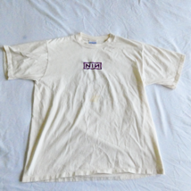 Nine Inch Nails 90s Vintage Downward Spiral T-shirt Purple Blue Embroide... - $989.99
