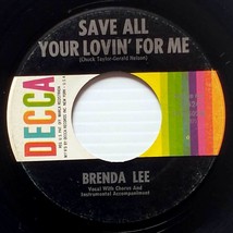 Brenda Lee - All Alone Am I / Save All Your Lovin&#39; For Me [7&quot; 45 rpm Single] - £3.62 GBP