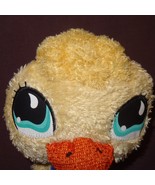 Duck Littlest Pet Shop Plush Stuffed Animal 8&quot; Hasbro 2007 Toy Yellow - £7.04 GBP