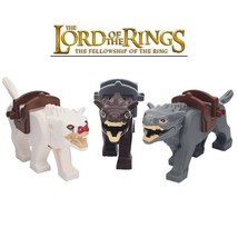 3pcs/set Wargs Attack (Wild Wolves) The Hobbit Lord of the Rings Minifigure - £10.01 GBP